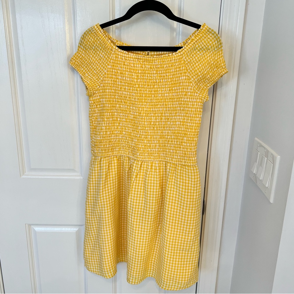 NWOT Abercrombie & Fitch Girls Gingham Dress